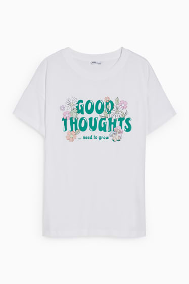 Donna - CLOCKHOUSE - t-shirt - bianco