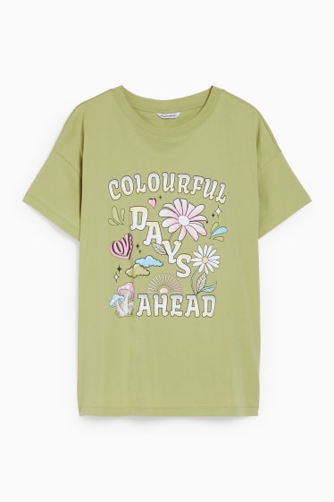 Donna - CLOCKHOUSE - t-shirt - verde