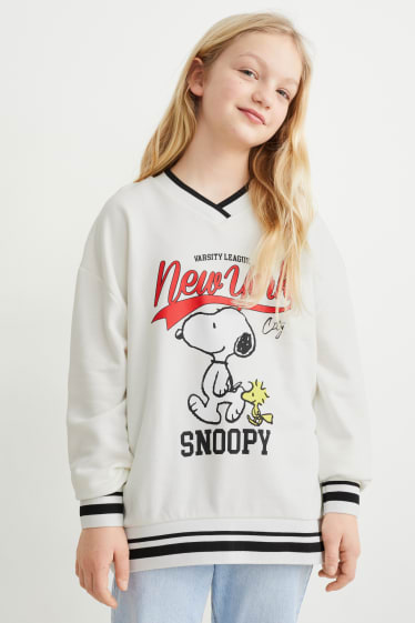 Niños - Peanuts - sudadera - blanco