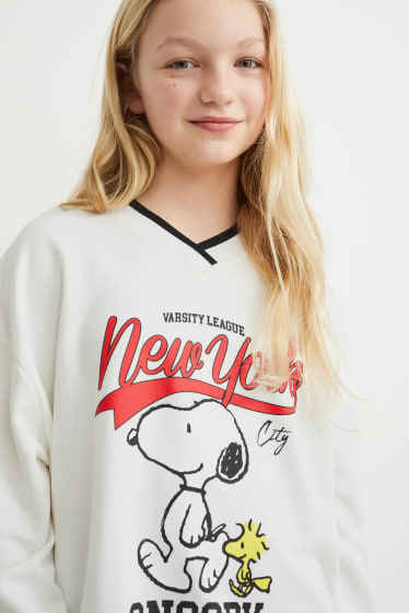 Niños - Peanuts - sudadera - blanco