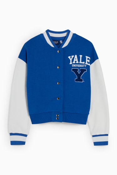 Enfants filles - Yale University - veste en molleton - bleu