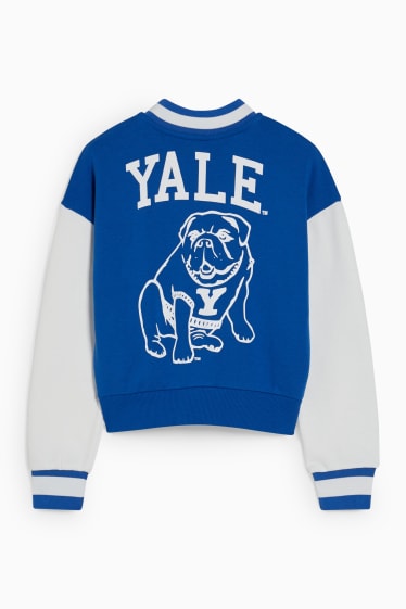 Enfants filles - Yale University - veste en molleton - bleu