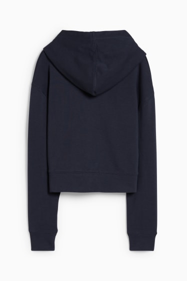 Women - Active hoodie - fitness - dark blue