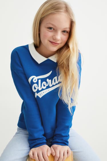 Enfants filles - Sweat - bleu