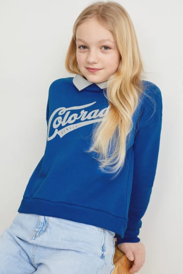 Enfants filles - Sweat - bleu
