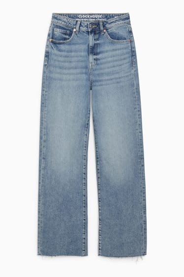 Damen - CLOCKHOUSE - Loose Fit Jeans - High Waist - jeansblau