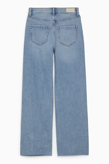 Damen - CLOCKHOUSE - Loose Fit Jeans - High Waist - helljeansblau