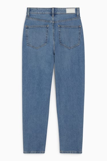 Dona - CLOCKHOUSE - mom jeans - high waist - texà blau clar