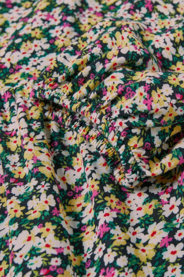 Adolescenți și tineri - CLOCKHOUSE - rochie - cu flori - multicolor