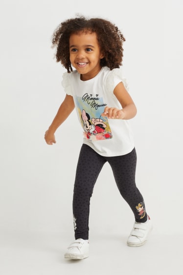 Kinderen - Minnie Mouse - T-shirt - crème wit