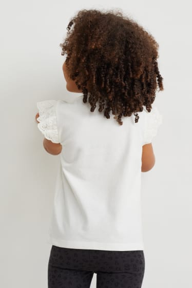 Enfants filles - Minnie Mouse - T-shirt - blanc crème