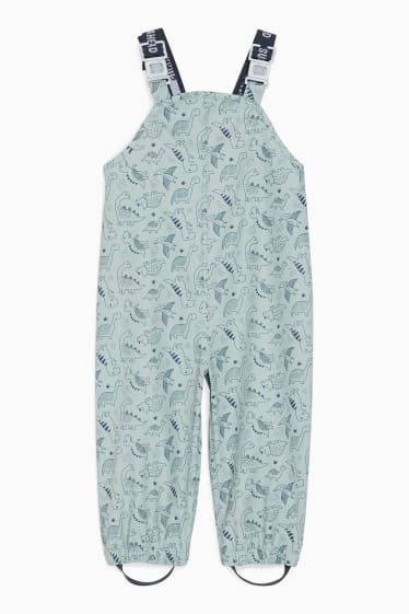 Baby: jongens - Baby-speelbroek - met patroon - lichtgroen