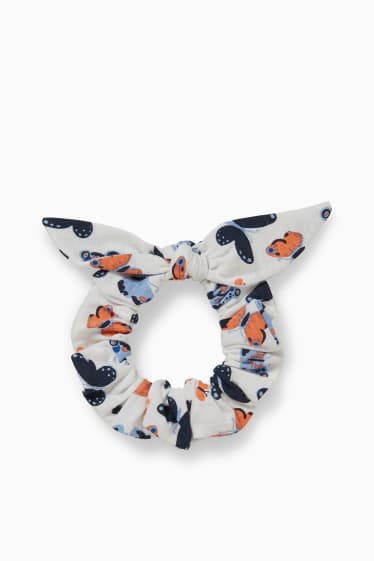 Bambine - Set - maglia a maniche corte e scrunchie - 2 pezzi - bianco crema