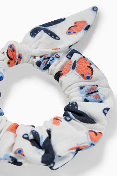 Bambine - Set - maglia a maniche corte e scrunchie - 2 pezzi - bianco crema