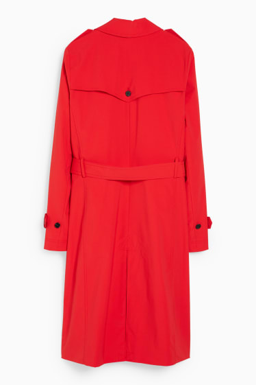 Damen - Trenchcoat - rot