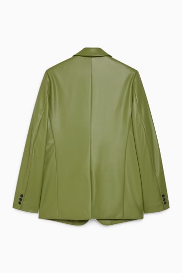 Donna - CLOCKHOUSE - blazer - similpelle - verde