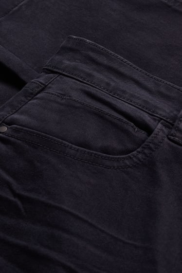 Dona - Pantalons - high waist - regular fit - blau fosc