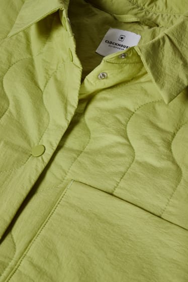 Jóvenes - CLOCKHOUSE - chaqueta acolchada - verde claro