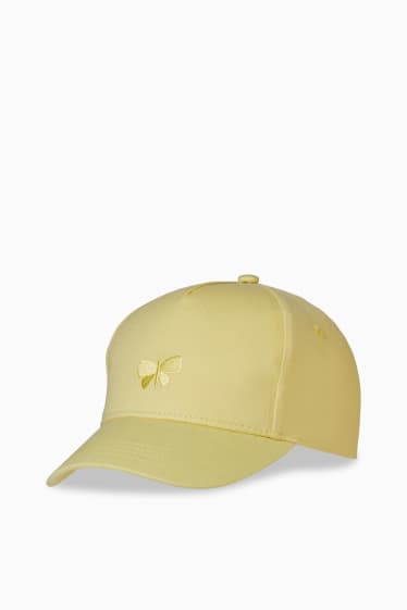 Kinder Mädchen - Baseballcap - gelb