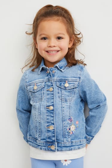 Children Girls - Denim jacket - denim-light blue