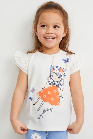 Enfants filles - T-shirt - blanc crème
