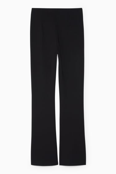 Donna - Pantaloni di jersey - regular fit - nero