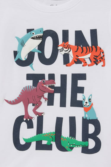 Kinderen: jongens - Set van 2 - T-shirt - lichtblauw