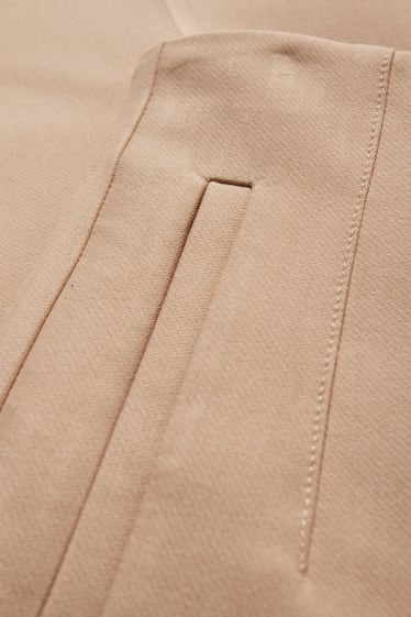 Donna - Pantaloni di stoffa - vita alta - cigarette fit - beige