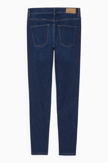 Damen - Skinny Jeans - Mid Waist - LYCRA® - jeansblau