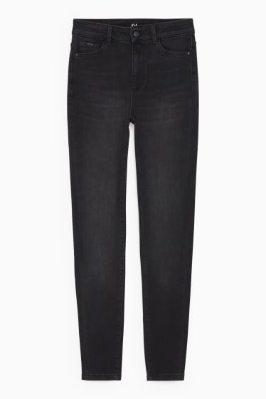 Damen - Skinny Jeans - High Waist - LYCRA® - jeansgrau