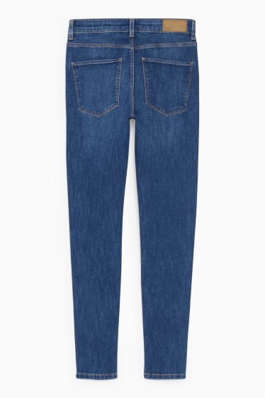 Damen - Skinny Jeans - Mid Waist - LYCRA® - jeansblau