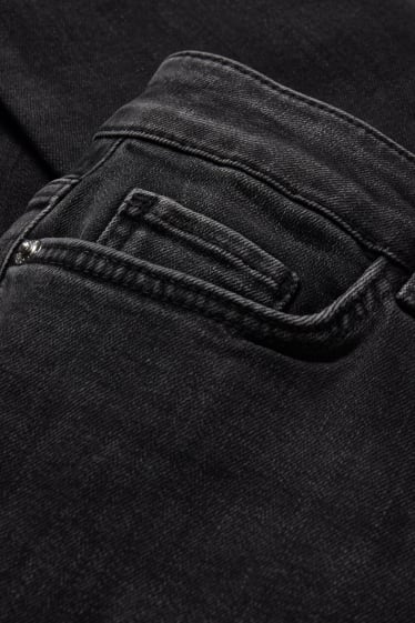 Kobiety - Slim jeans - wysoki stan - LYCRA® - dżins-ciemnoszary