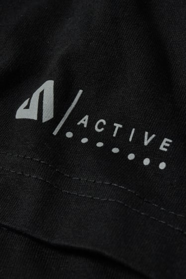 Women - Active T-shirt - 4 way stretch - black