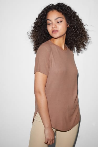 Dames - CLOCKHOUSE - T-shirt - beige