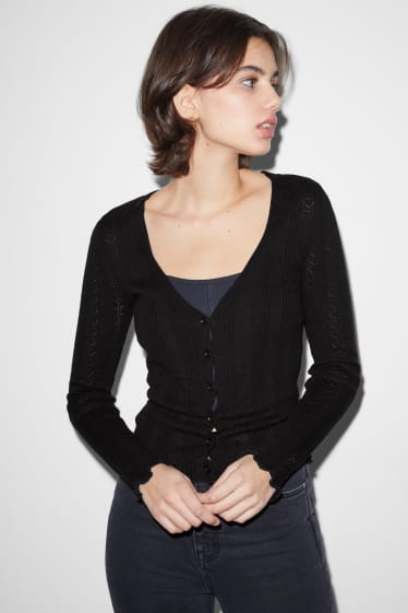 Donna - CLOCKHOUSE - cardigan - nero