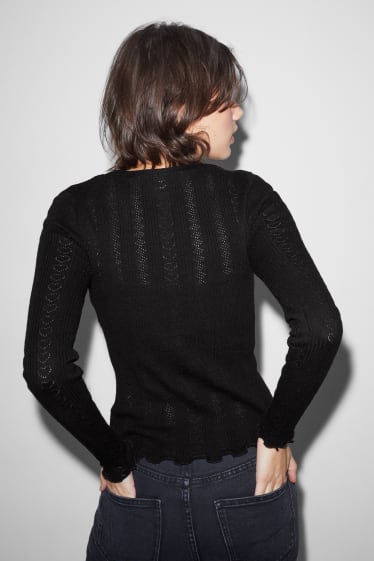 Donna - CLOCKHOUSE - cardigan - nero