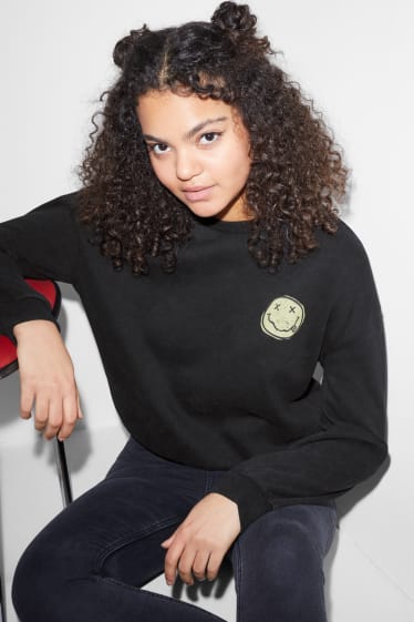 Femmes - CLOCKHOUSE - sweat - Nirvana - noir