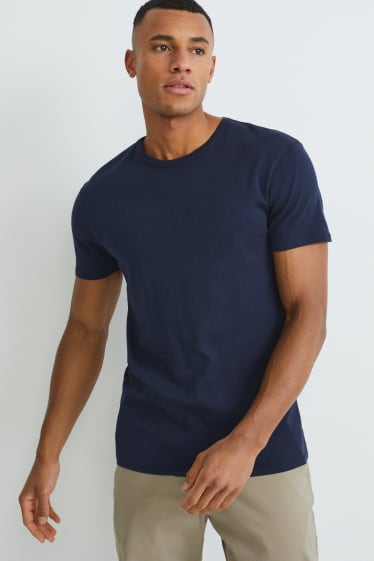 Hommes - T-shirt - bleu foncé