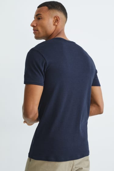 Hommes - T-shirt - bleu foncé