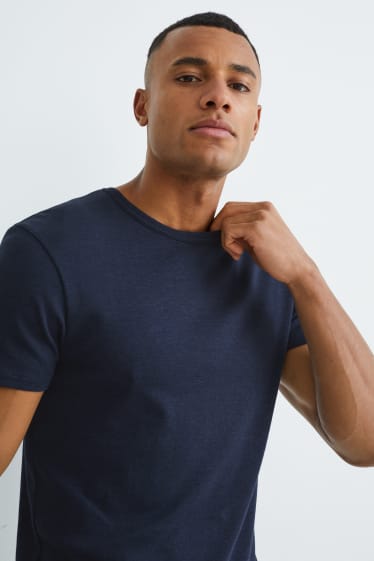 Hommes - T-shirt - bleu foncé