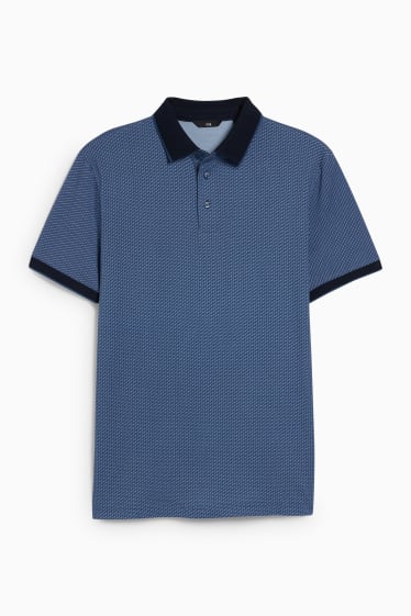Herren - Poloshirt - blau