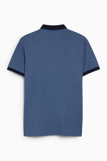 Herren - Poloshirt - blau