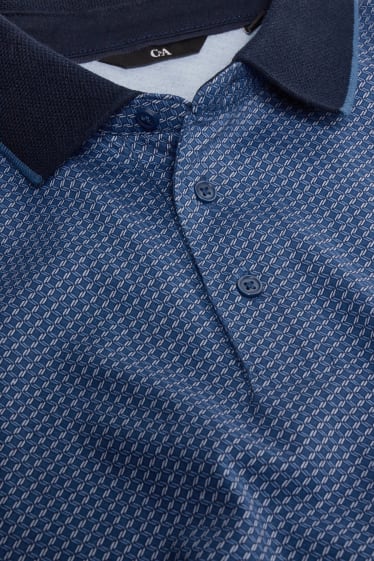 Herren - Poloshirt - blau