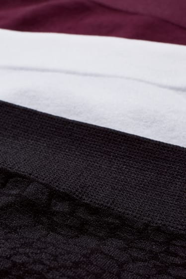 Dámské - Multipack 3 ks - kalhotky - bezešvé - bílá/černá