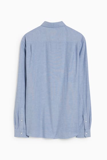 Hombre - Camisa Oxford - regular fit - button down - azul claro
