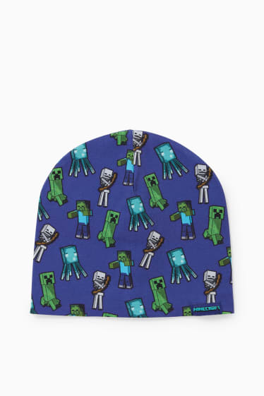 Kinder Jungen - Minecraft - Mütze - blau