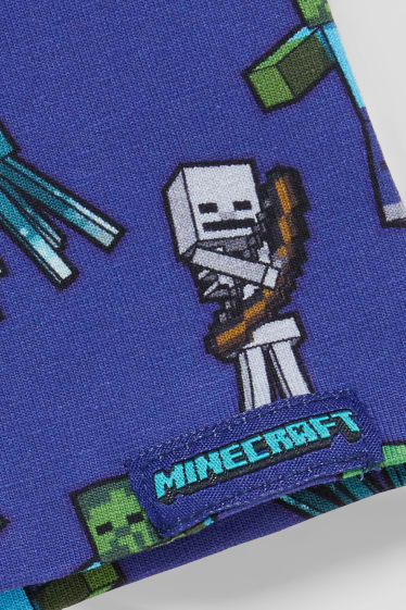 Kinder - Minecraft - Mütze  - blau
