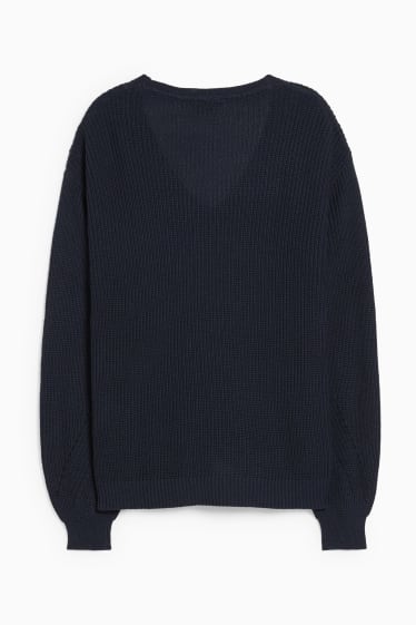 Kobiety - Sweter - ciemnoniebieski