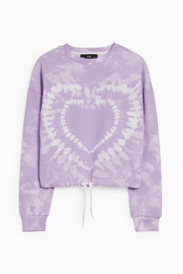 Enfants filles - Sweat - violet clair