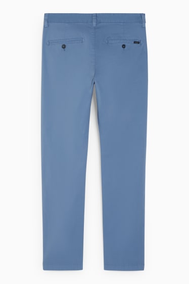 Home - Pantalons xinos - slim fit - Flex - LYCRA® - blau
